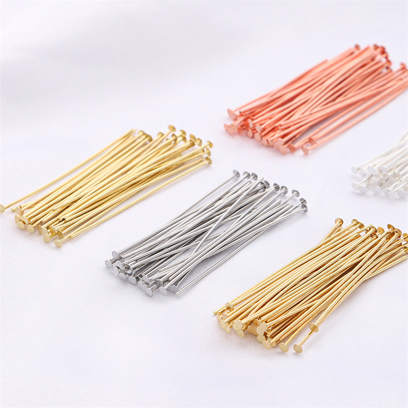 Jewelry Making Silver - 50 adet/paket 925 ayar gümüş düz
