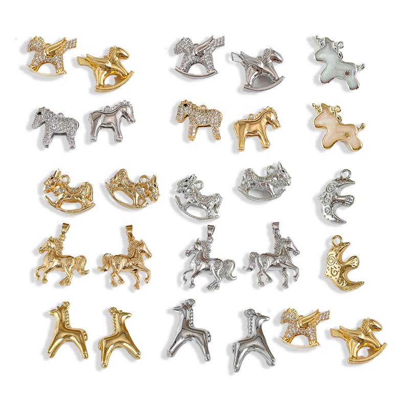 Jewelry Making In La - [HS][LA]1PC Midilli Kolye Hayvan At Takılar
