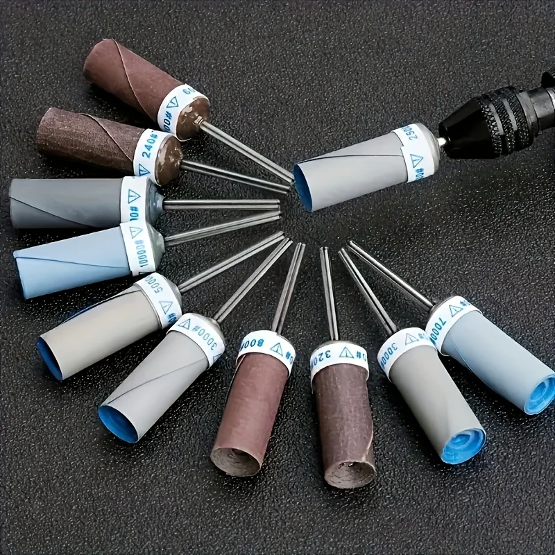 Jewelry Making Rotary Tool - 3-7 adet 80-1000 tane zımpara çubukları