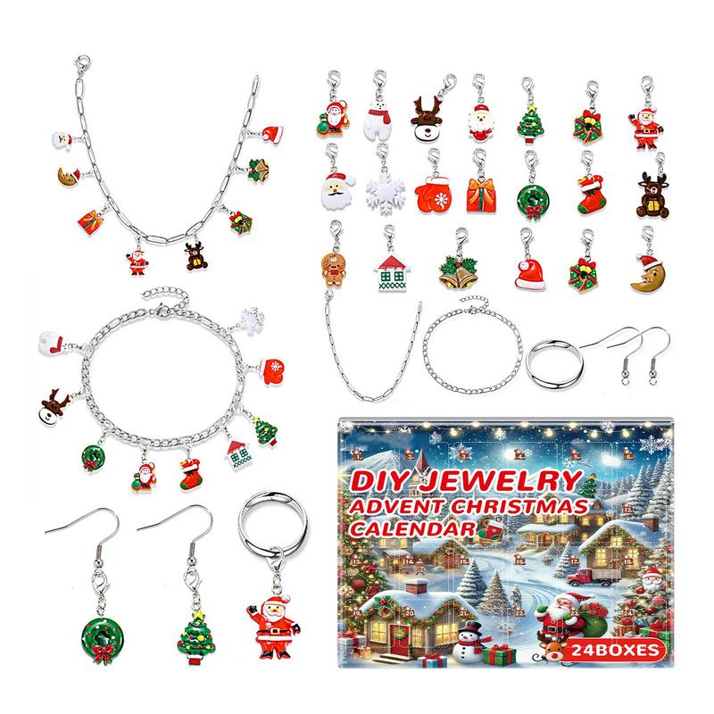 Jewelry Making Kit For Kids - Noel Takı Advent Takvimi DIY Bilezik