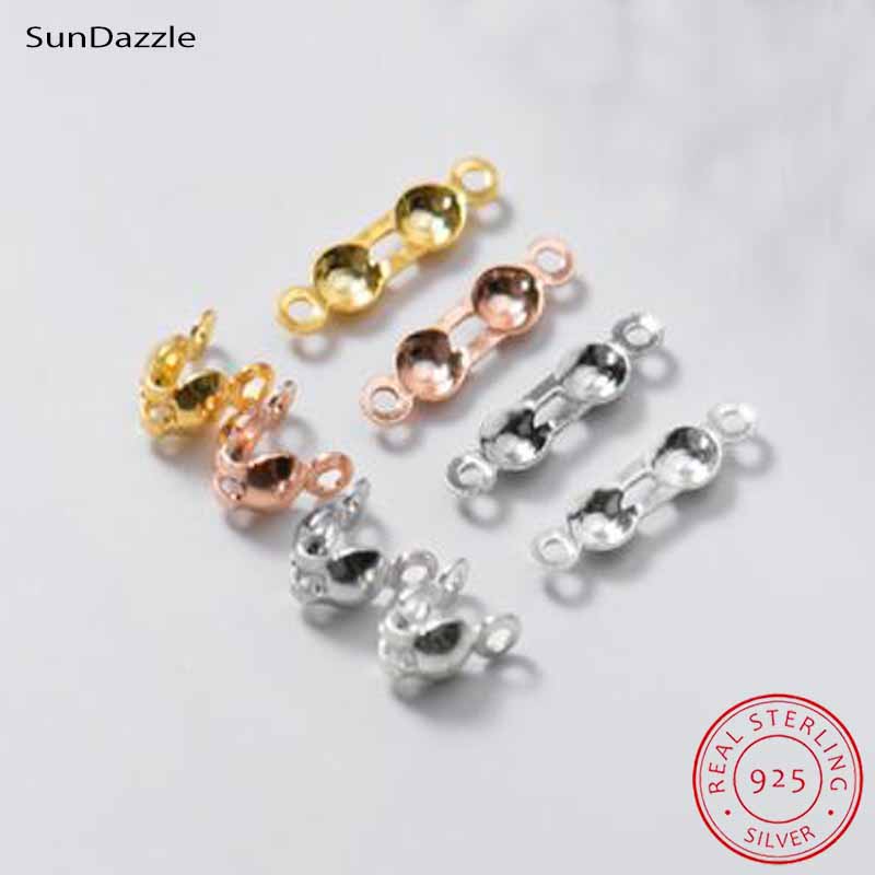 Jewelry Making Silver - 4 adet Hakiki Saf 925 Ayar