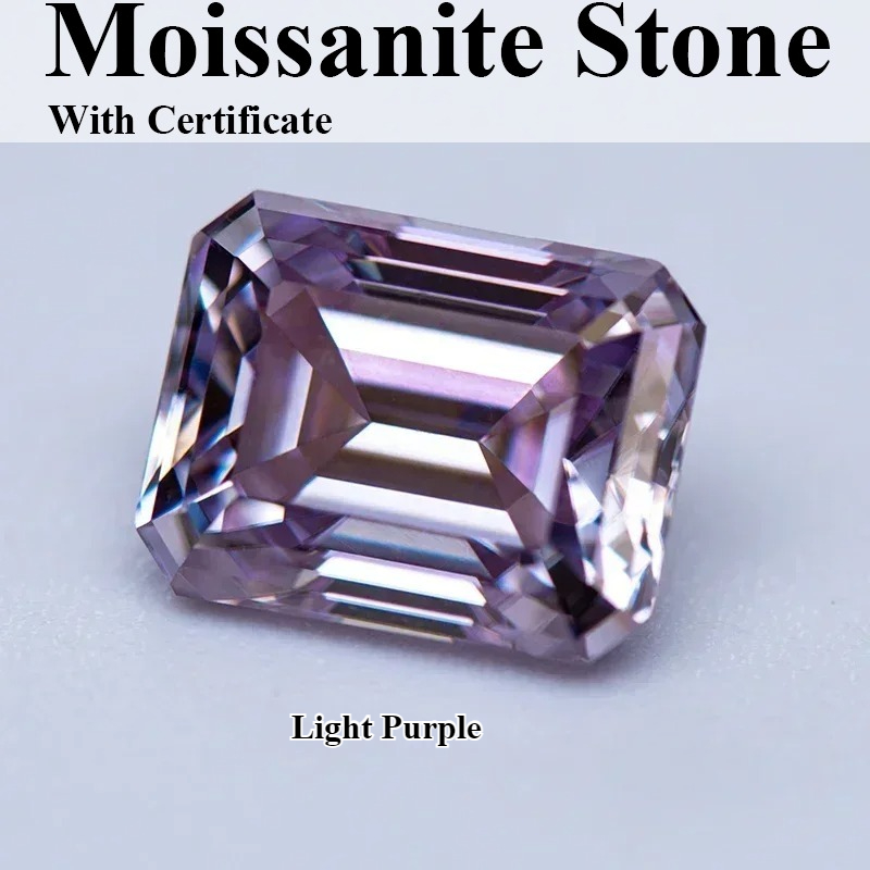 Jewelry Making Light - Toptan Mozanit Elmas Açık Mor Renk
