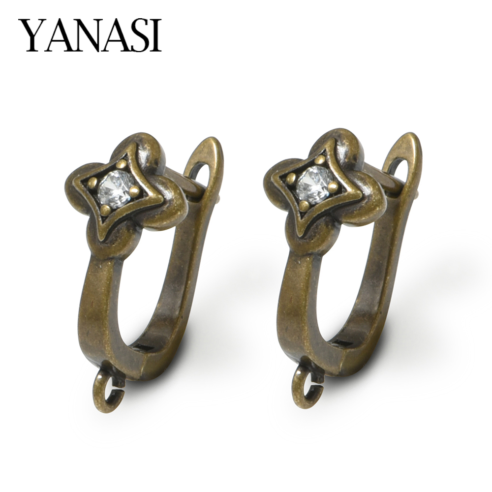 Jewelry Making Essentials - YENI 1 Çift Antik Bronz Pirinç