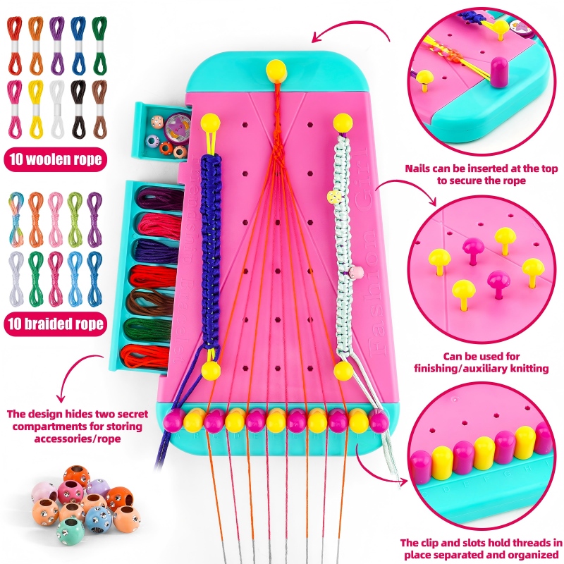 Jewelry Making Kit For Kids - Arkadaşlık bilekliği takı yapımı seti, kızlar