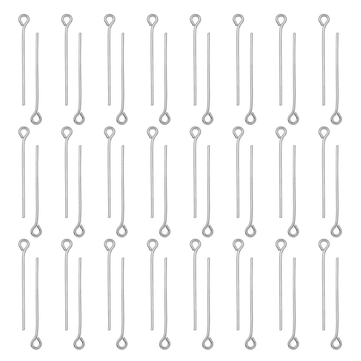 Jewelry Making Essentials - 100 adet/grup Paslanmaz Çelik Göz Pimleri