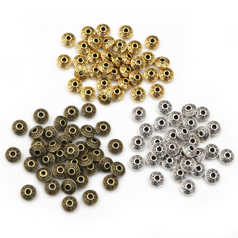Eyepin Ball End - 100 adet 6x6x3.5mm bronz antik altın