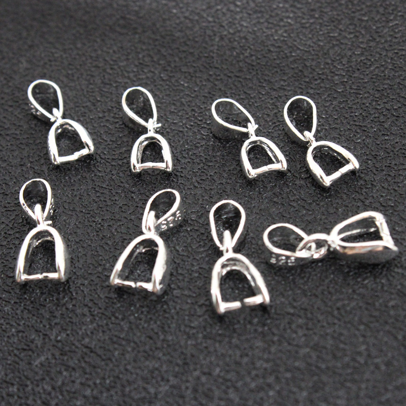 Jewelry Making Silver - 10 adet 925 ayar gümüş kaplama