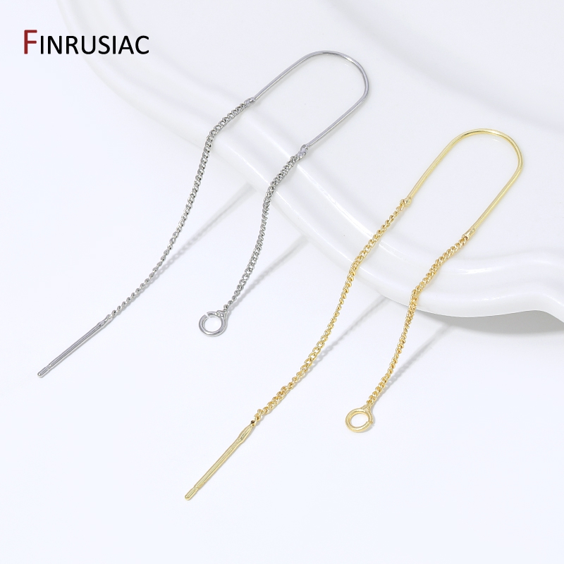 Jewelry Making Essentials - 18 Ayar Altın Kaplama Pirinç Uzun
