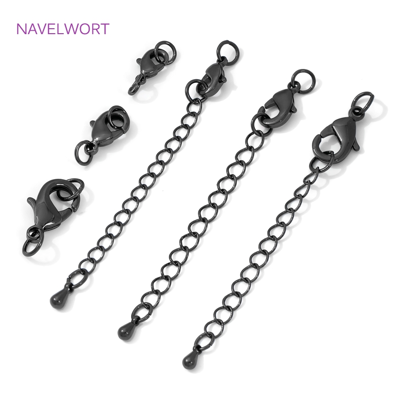 Jewelry Making Essentials - Siyah Renk Pirinç Istakoz Kapat ve