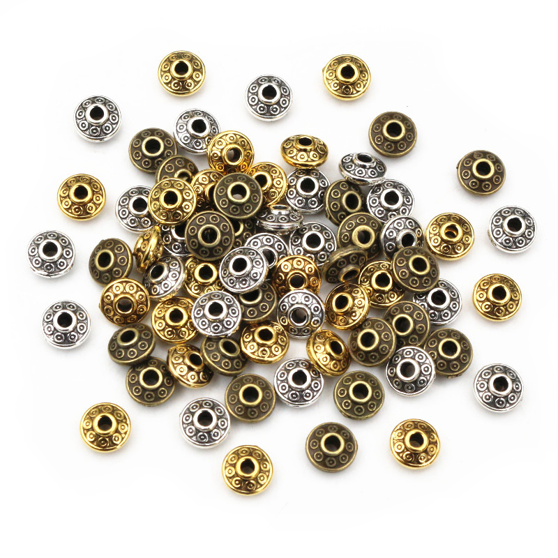 Eyepin Ball End - 100 adet 6x6x3.5mm bronz antik altın