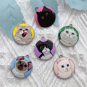 10 adet çizgi film hayvan kedi - Jewelry Making Pendants incelemesi ve fiyatı