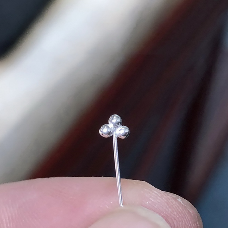3'lü Top Başlı İğne 925 Ayar G - Jewelry Making Silver incelemesi ve fiyatı