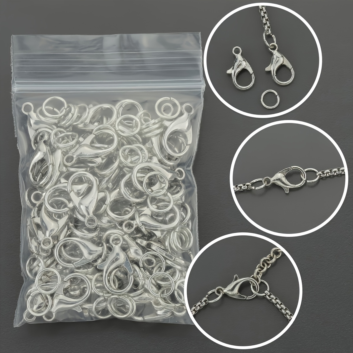 1/2/300 adet Istakoz Klipsleri - Jewelry Making Essentials incelemesi ve fiyatı