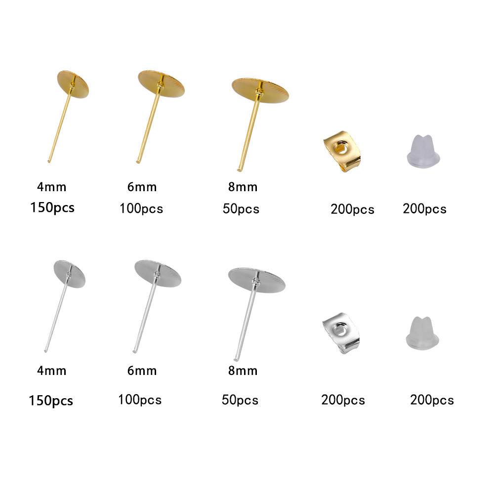1400 Adet/Lot Boş Küpe Çivisi  - Jewelry Making Box incelemesi ve fiyatı
