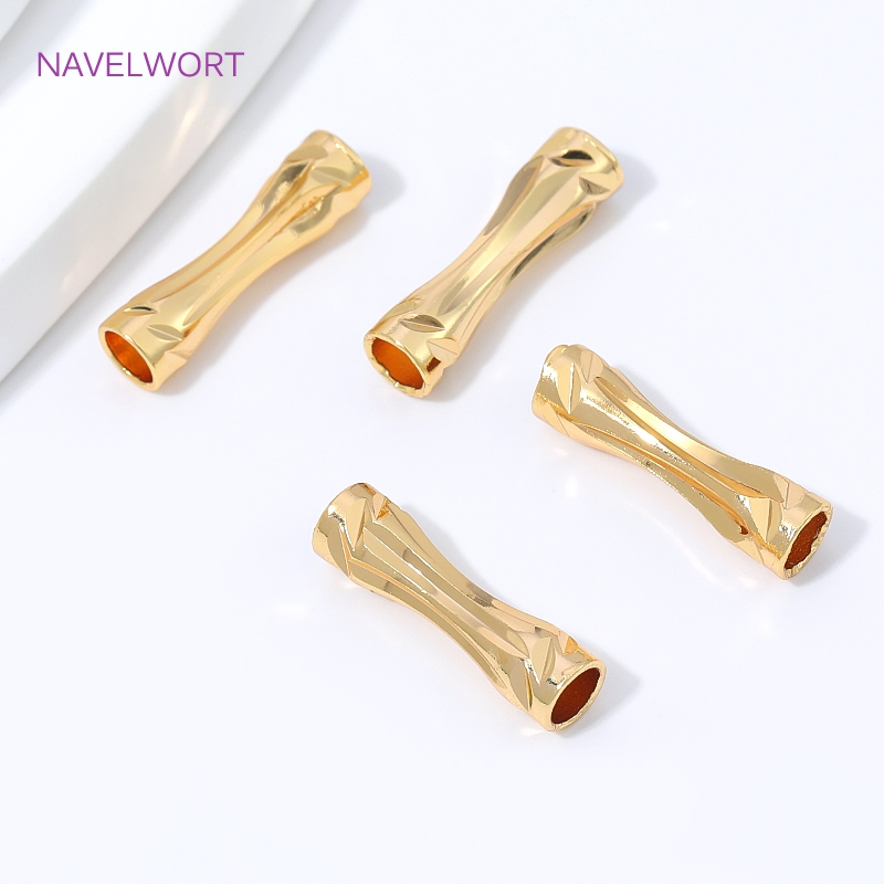 18K Altın Kaplama Fasetli Tüp  - Jewelry Making Youtube incelemesi ve fiyatı