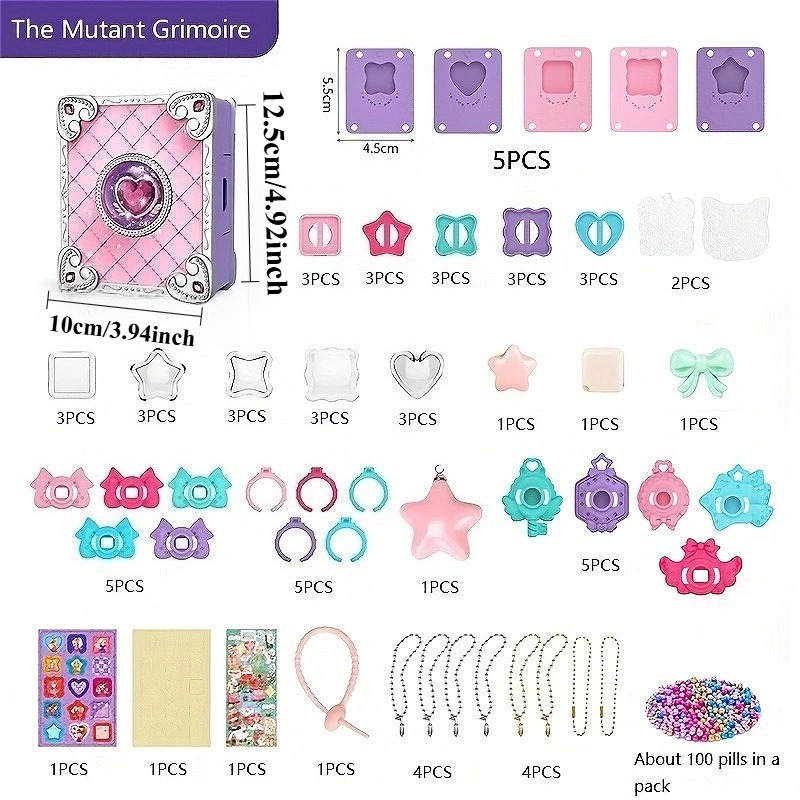 3D Etiket Yapma Seti Kendin Ya - Jewelry Making Kit For Kids incelemesi ve fiyatı