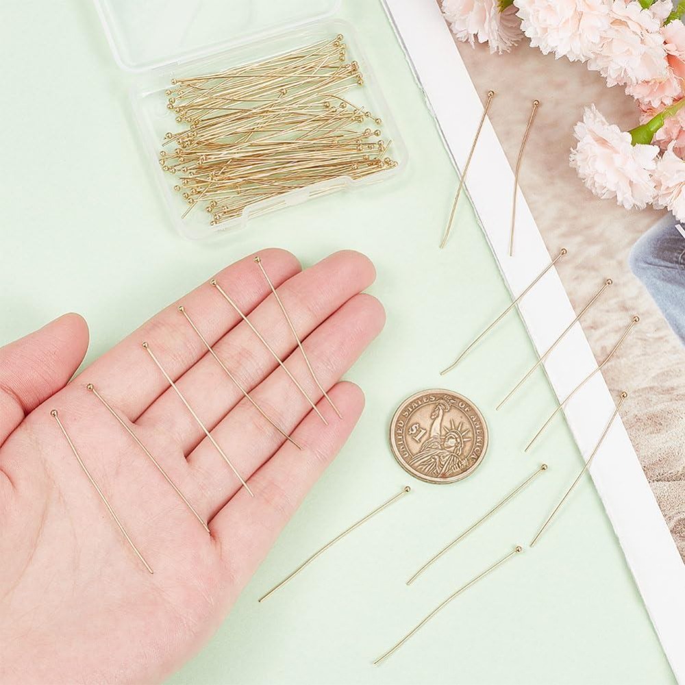 100 Adet Gerçek 24K Altın Kapl - Eyepin Ball End incelemesi ve fiyatı