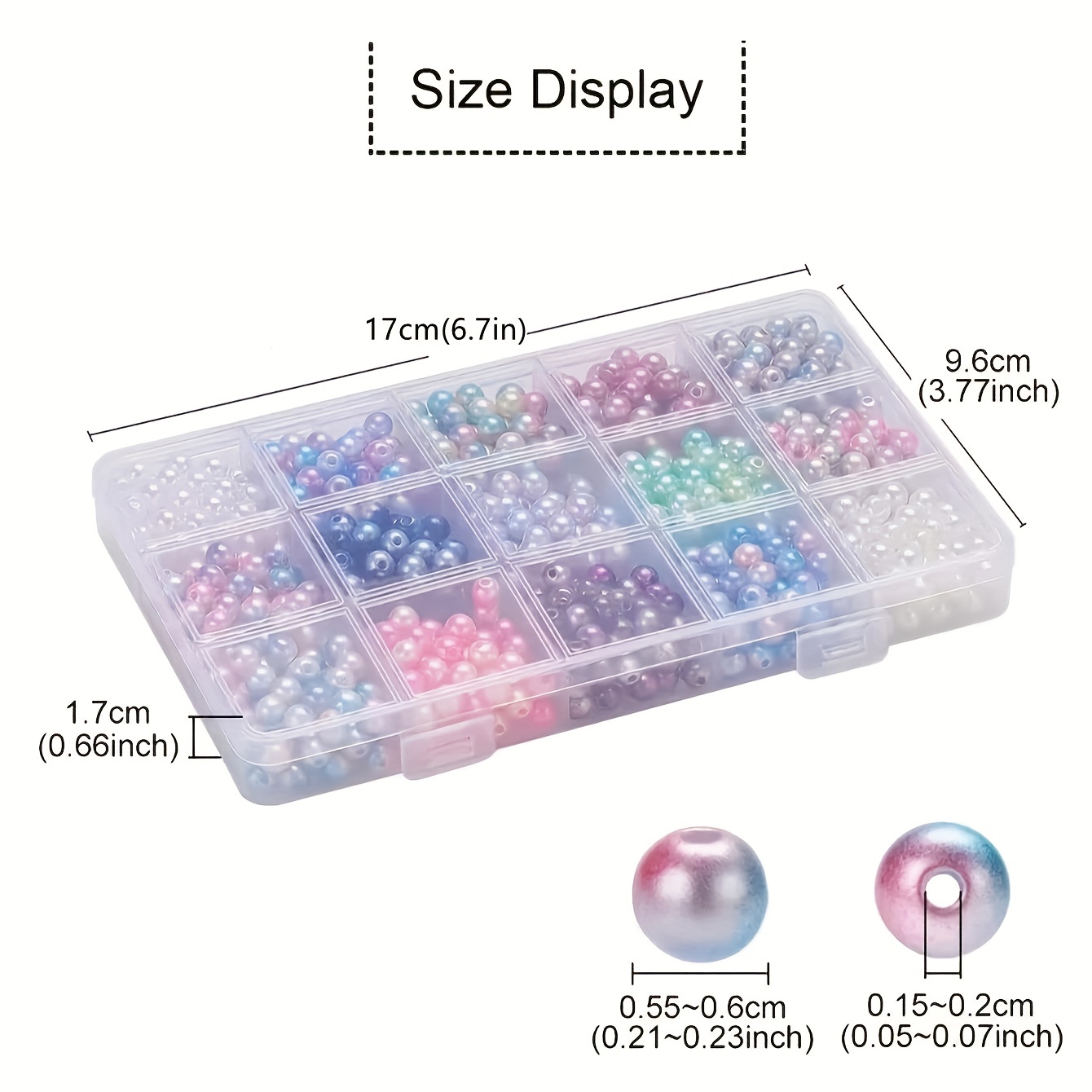 6mm çift renkli sprey boyalı a - Jewelry Making Box incelemesi ve fiyatı