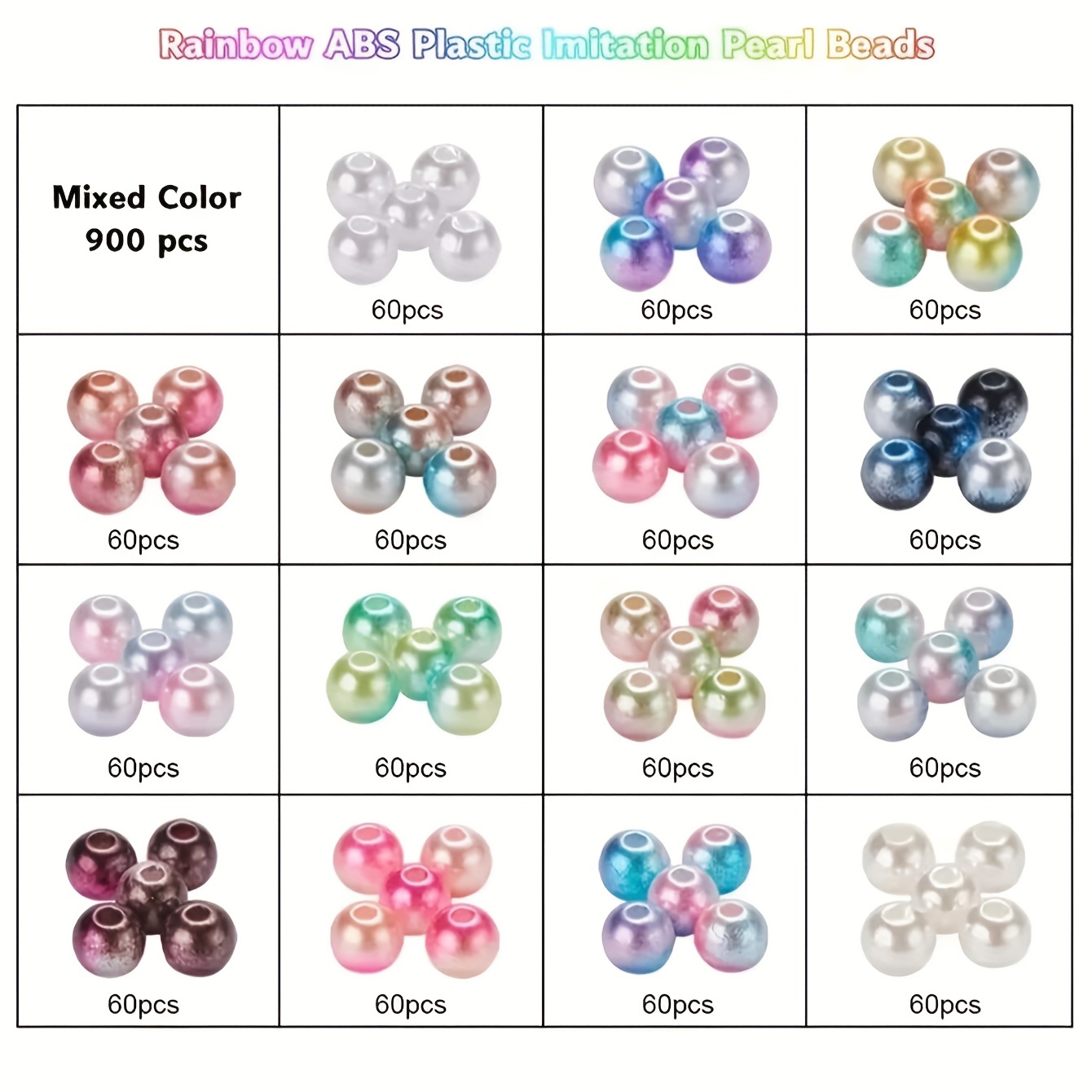 6mm çift renkli sprey boyalı a - Jewelry Making Box incelemesi ve fiyatı