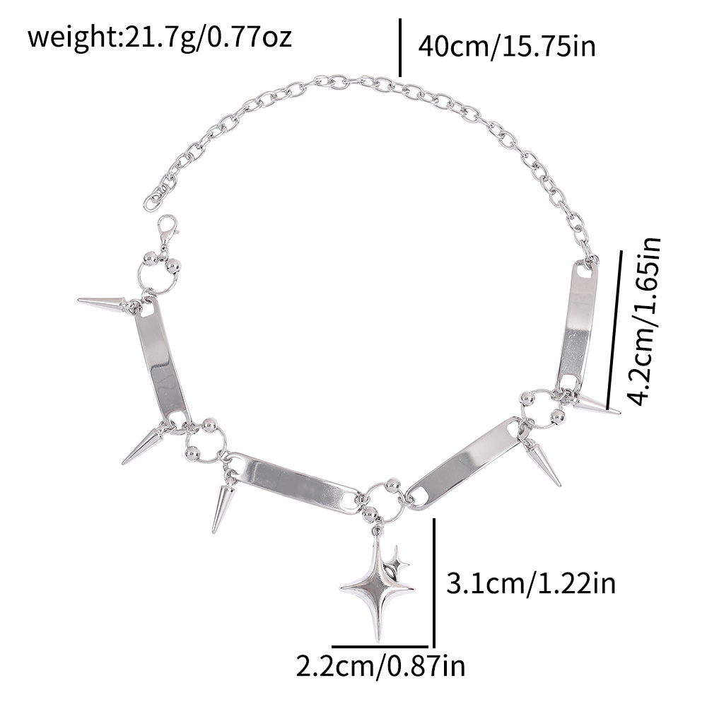Punk Yıldızı Perçinli Gerdanlı - Jewelry Making Necklaces incelemesi ve fiyatı