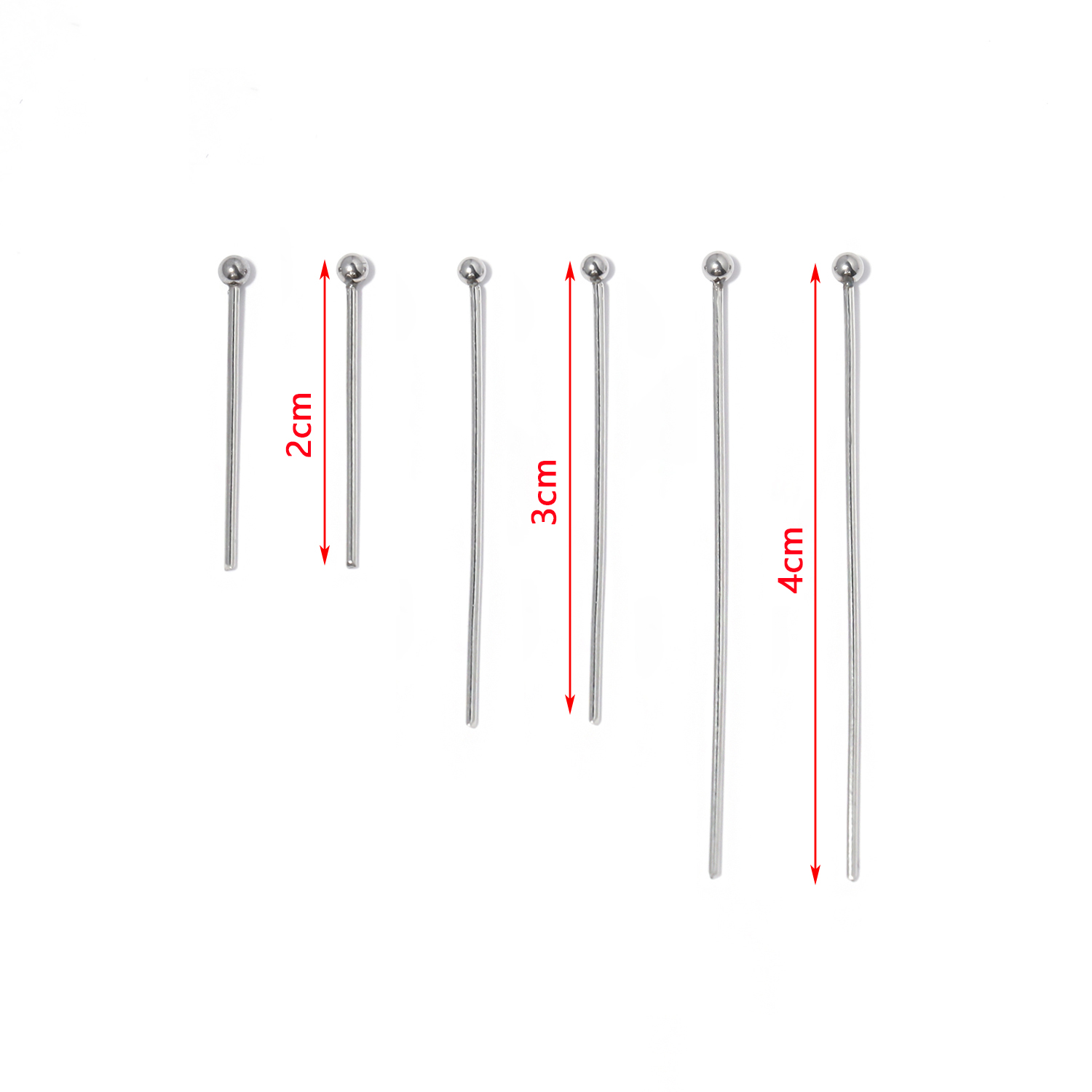 50 adet paslanmaz çelik Metal  - Eyepin Ball End incelemesi ve fiyatı