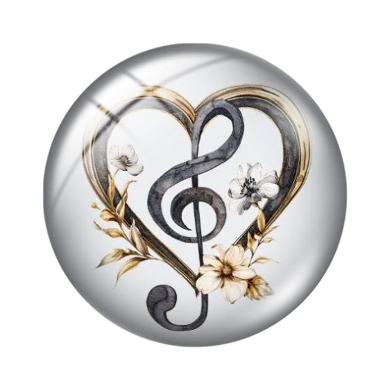 Müzik Notası Kalp 12/18/20/25m - Jewelry Making Notes incelemesi ve fiyatı