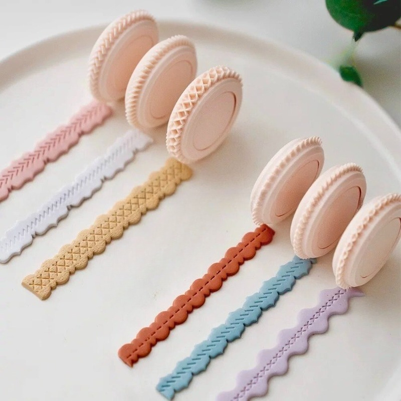 6 adet Polimer Kil Dantel Doku - Jewelry Making Hand Tools incelemesi ve fiyatı