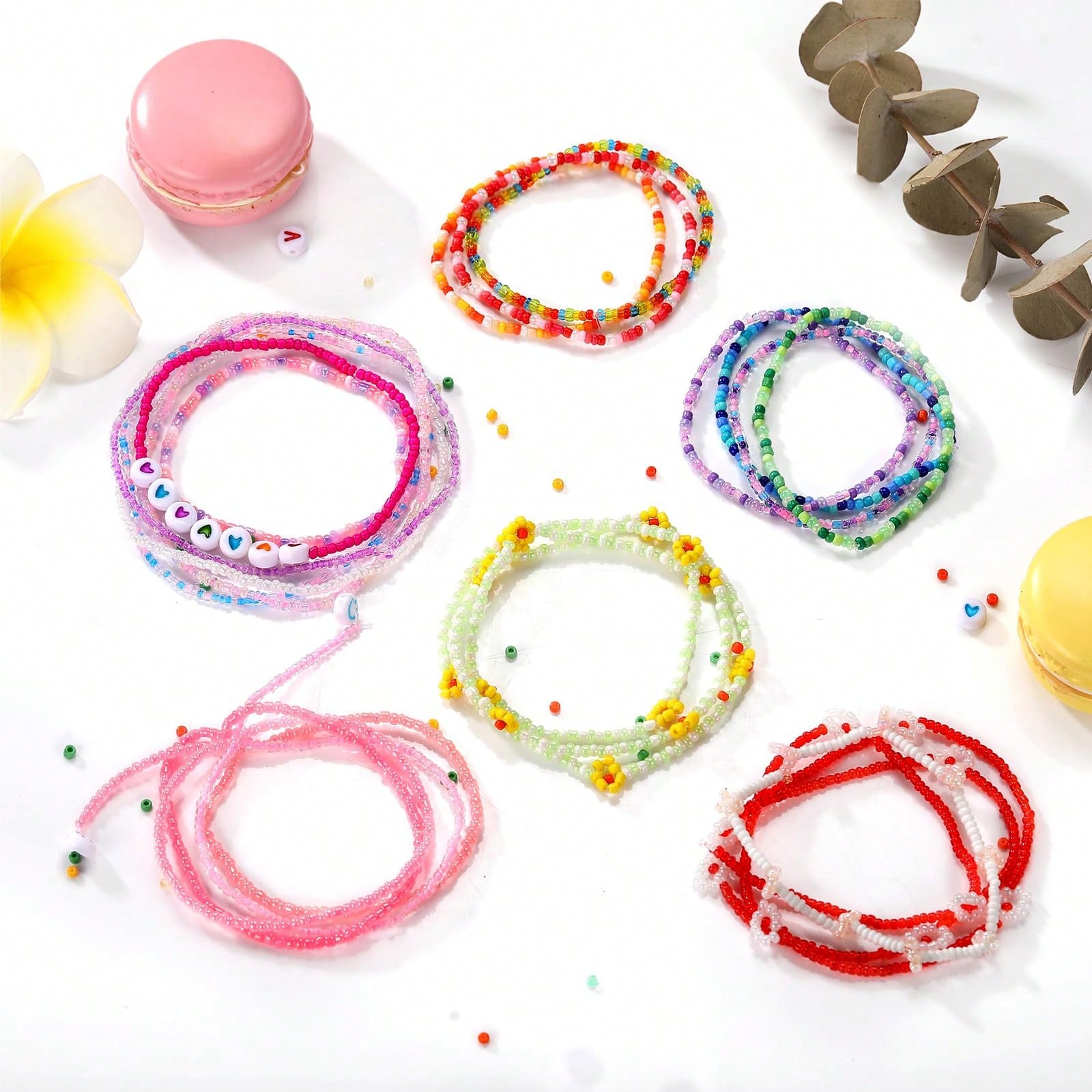 5760 adet 24 Bölmeli Kutu 3mm  - Jewelry Making Kit For Kids incelemesi ve fiyatı