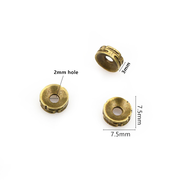 50 adet 7.5x3mm Spacer boncuk  - Eyepin Ball End incelemesi ve fiyatı