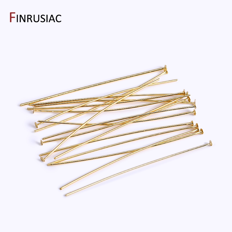 50 adet/grup 18 k Altın Kaplam - Eyepin Ball End incelemesi ve fiyatı
