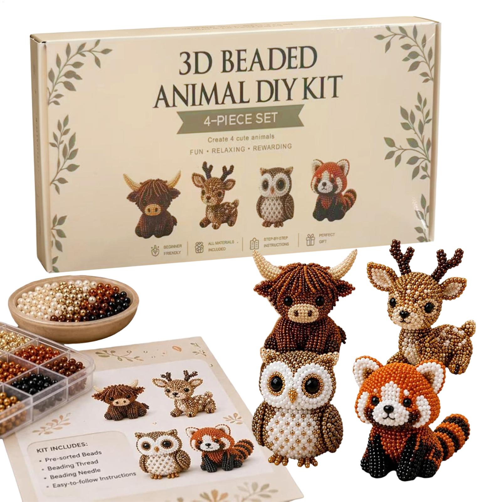 DIY 3D Boncuklu Hayvan Seti El - Jewelry Making Kit For Kids incelemesi ve fiyatı
