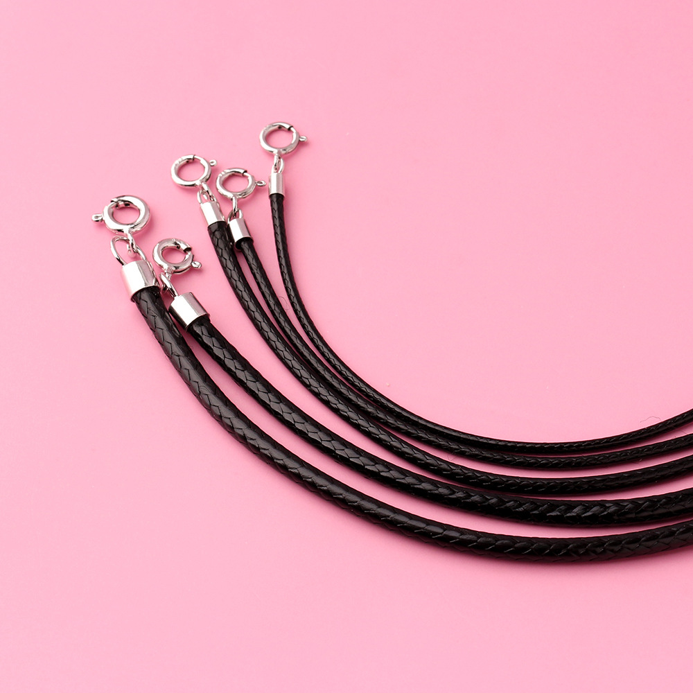 925 Ayar Gümüş Siyah Örgülü De - Jewelry Making In La incelemesi ve fiyatı