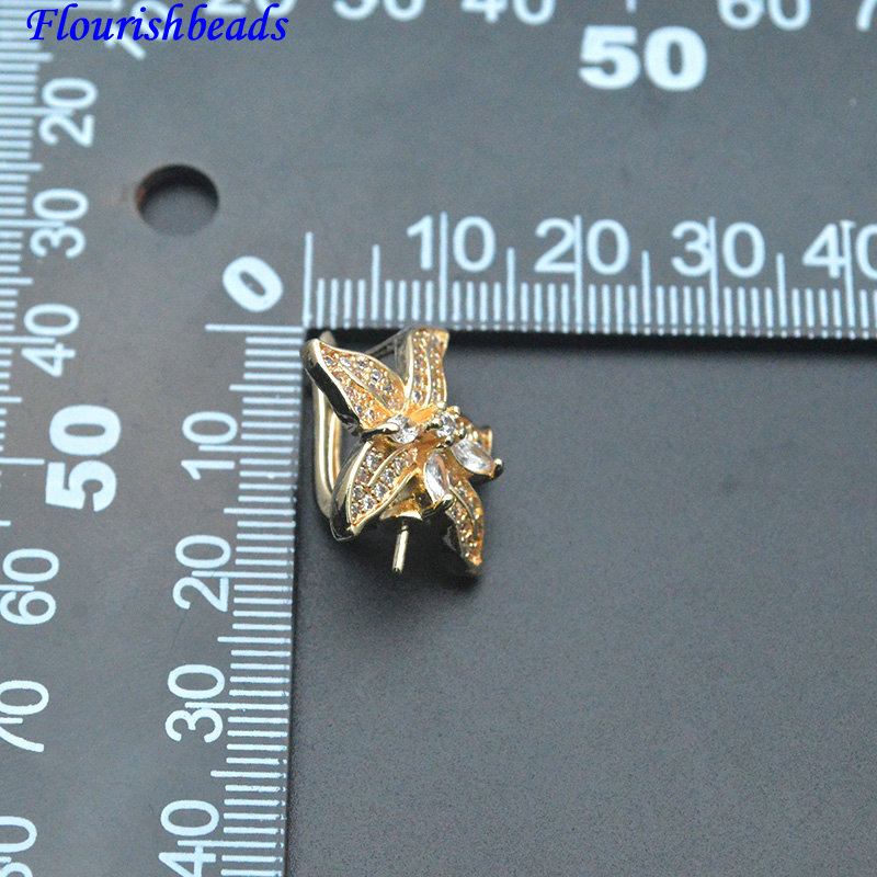 30 adet Pin Tipi CZ Taşlı Çiçe - Jewelry Making Kits incelemesi ve fiyatı