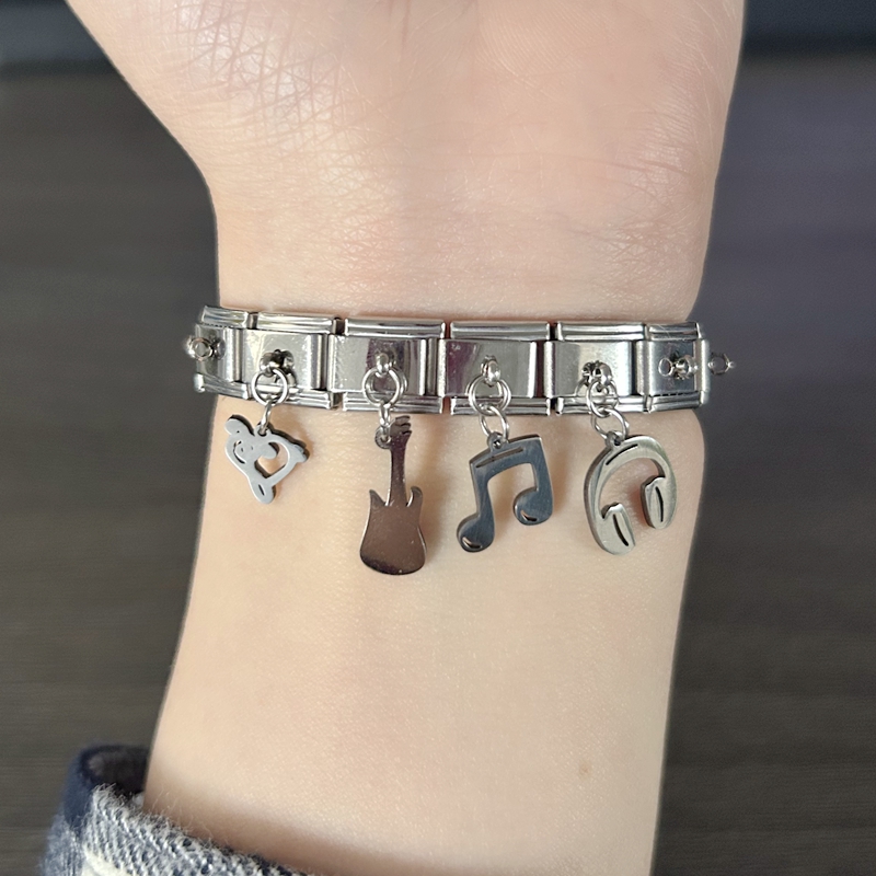 Trendy Rock Müzik Kalp Not EKG - Jewelry Making Notes incelemesi ve fiyatı
