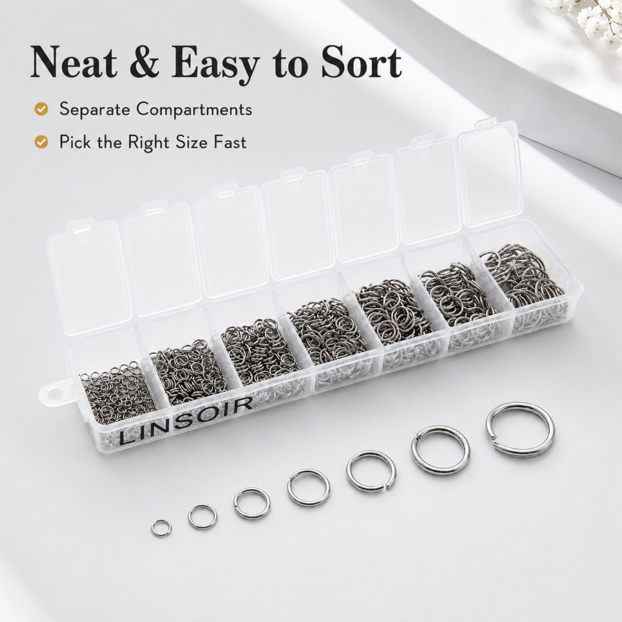 770 Parça Paslanmaz Çelik Açık - Jewelry Making Box incelemesi ve fiyatı