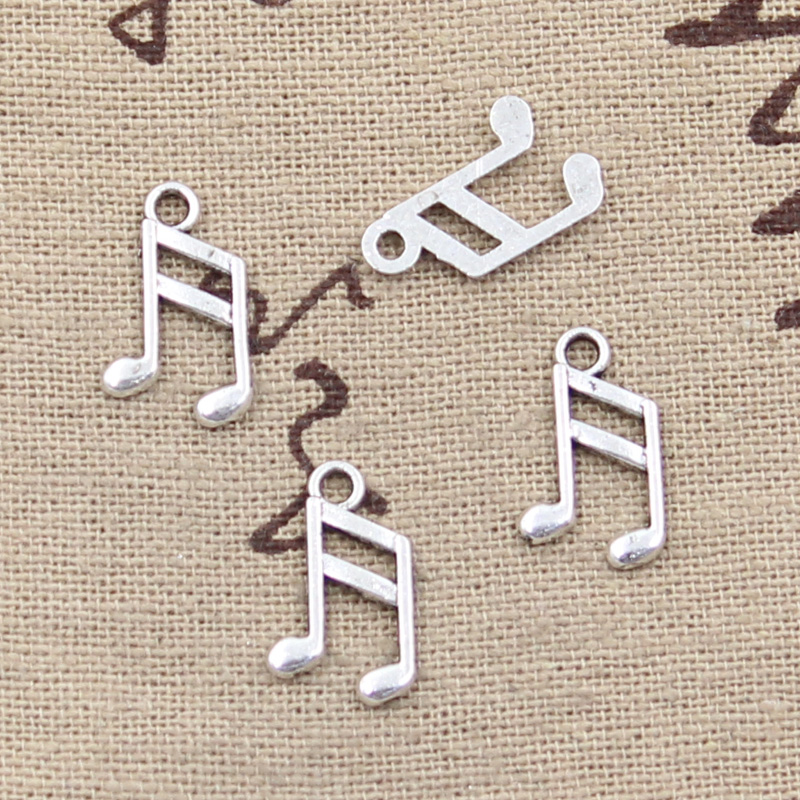 100 adet Charms Güzel Nota 13x - Jewelry Making Notes incelemesi ve fiyatı
