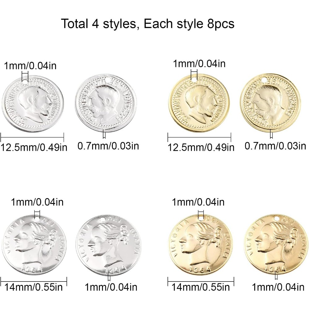 32 adet 2 stil para takılar 24 - Jewelry Making Victoria incelemesi ve fiyatı