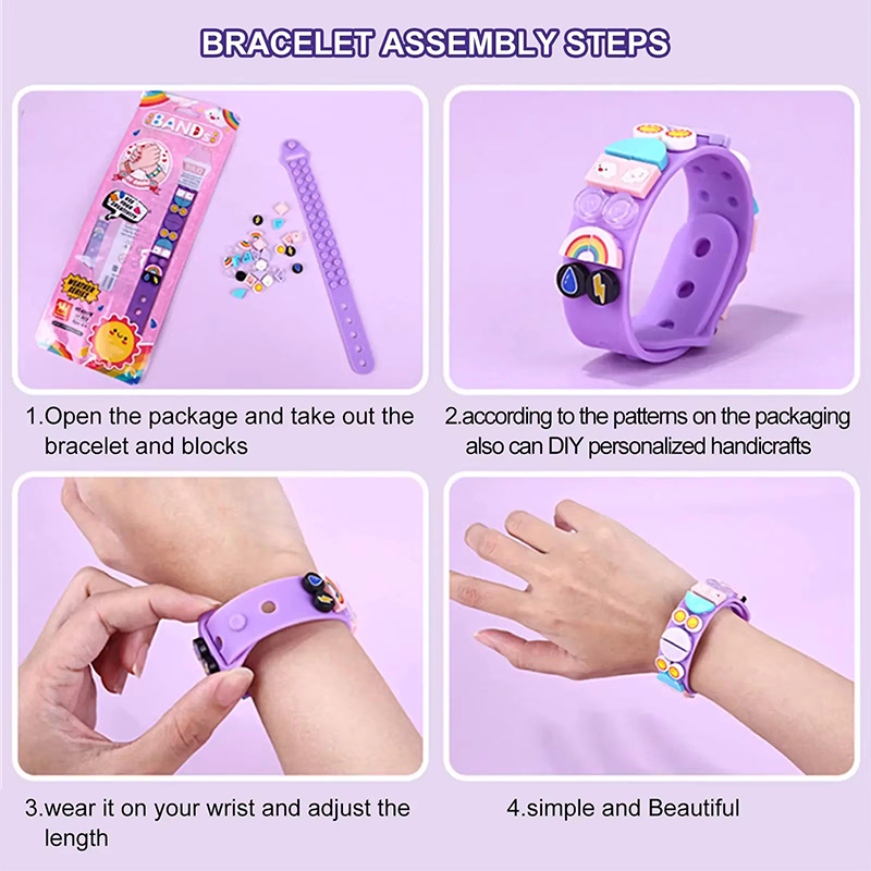 6 adet/takım çocuklar yapı taş - Jewelry Making Kits incelemesi ve fiyatı