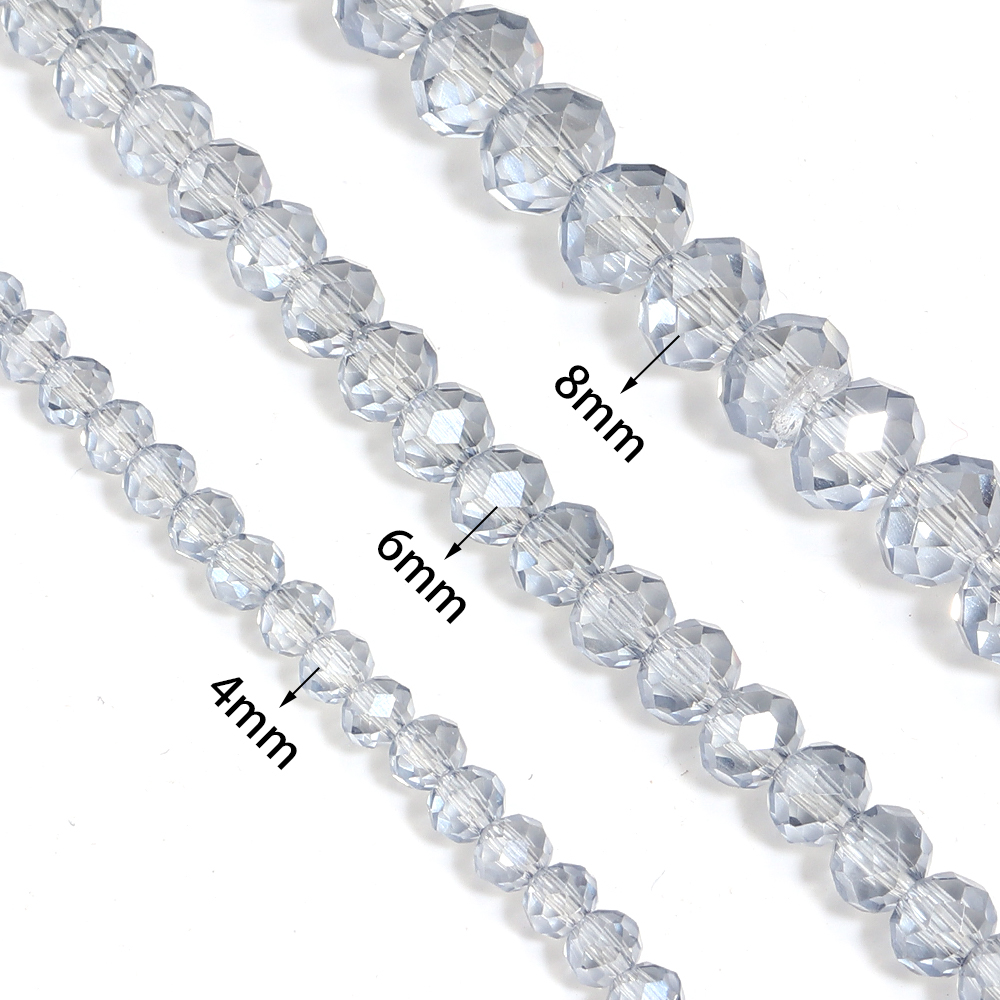 4 6 8mm Fasetli Kristal Boncuk - Jewelry Making Light incelemesi ve fiyatı