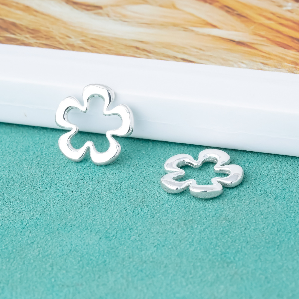 925 Ayar Gümüş Oyuk Çiçek Şekl - Jewelry Making In La incelemesi ve fiyatı