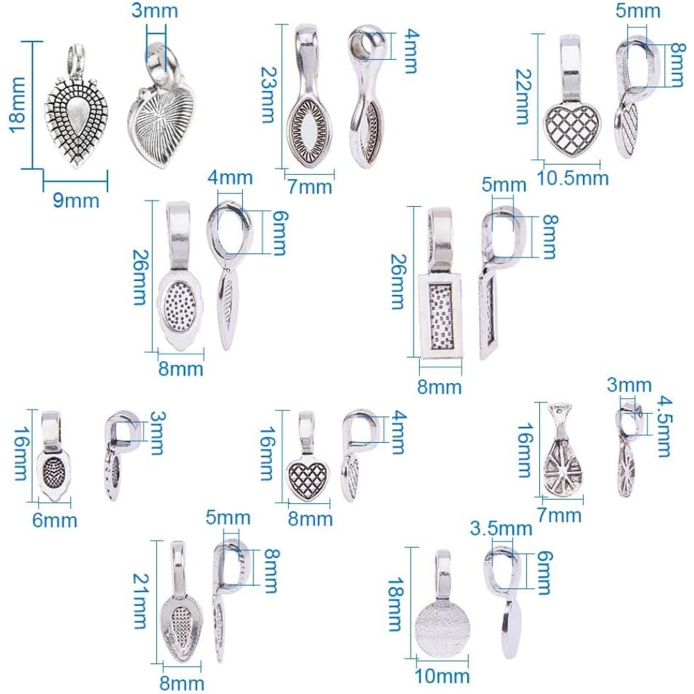 200 Parça 10 Stil Tibet Gümüş  - Jewelry Making Kits incelemesi ve fiyatı