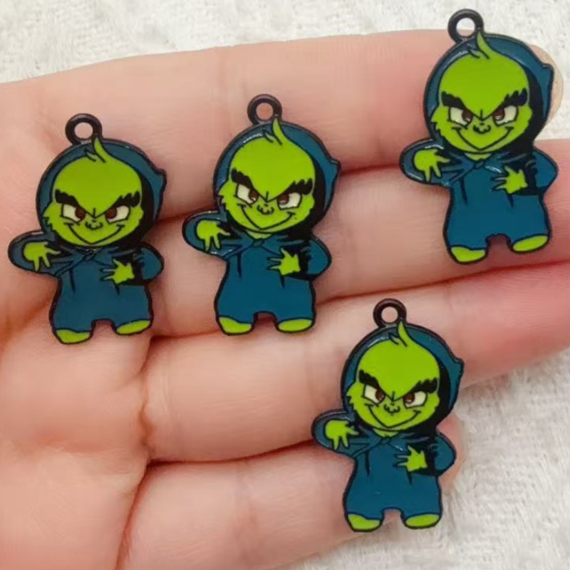 10 adet alaşımlı yağlı boyalı  - Jewelry Making Pendants incelemesi ve fiyatı