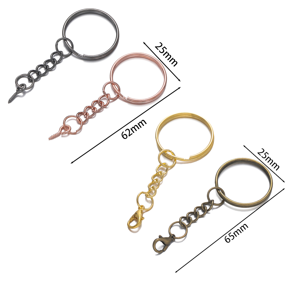 10 adet/grup 25mm vida gözlü i - Jewelry Making Essentials incelemesi ve fiyatı
