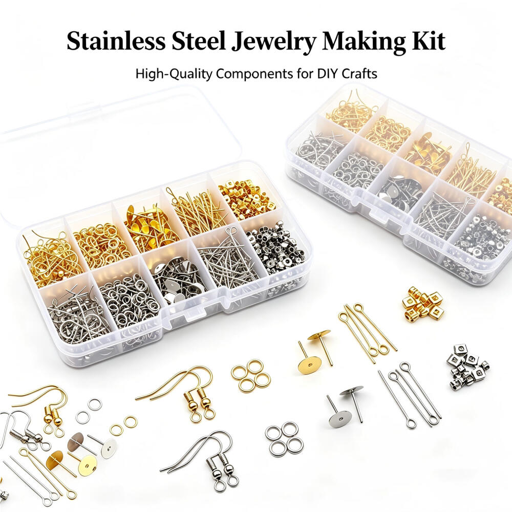 1 takım kutu kulak kancası tek - Jewelry Making Box incelemesi ve fiyatı