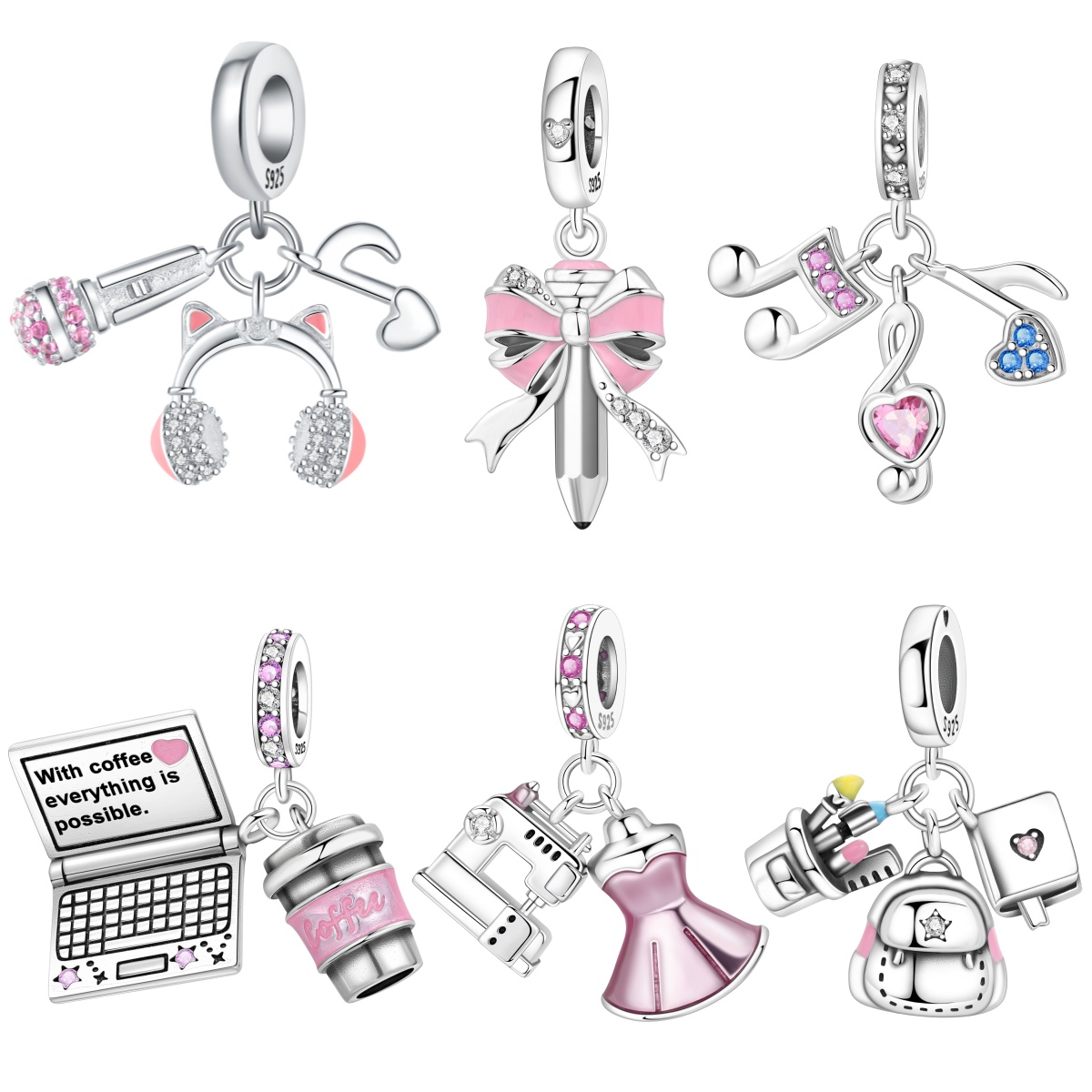 Orstarry S925 ayar gümüş Charm - Jewelry Making Notes incelemesi ve fiyatı