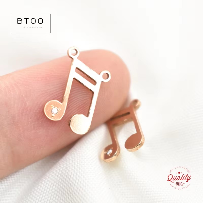 Müzik Notası Şeklinde Kolye Uc - Jewelry Making Notes incelemesi ve fiyatı